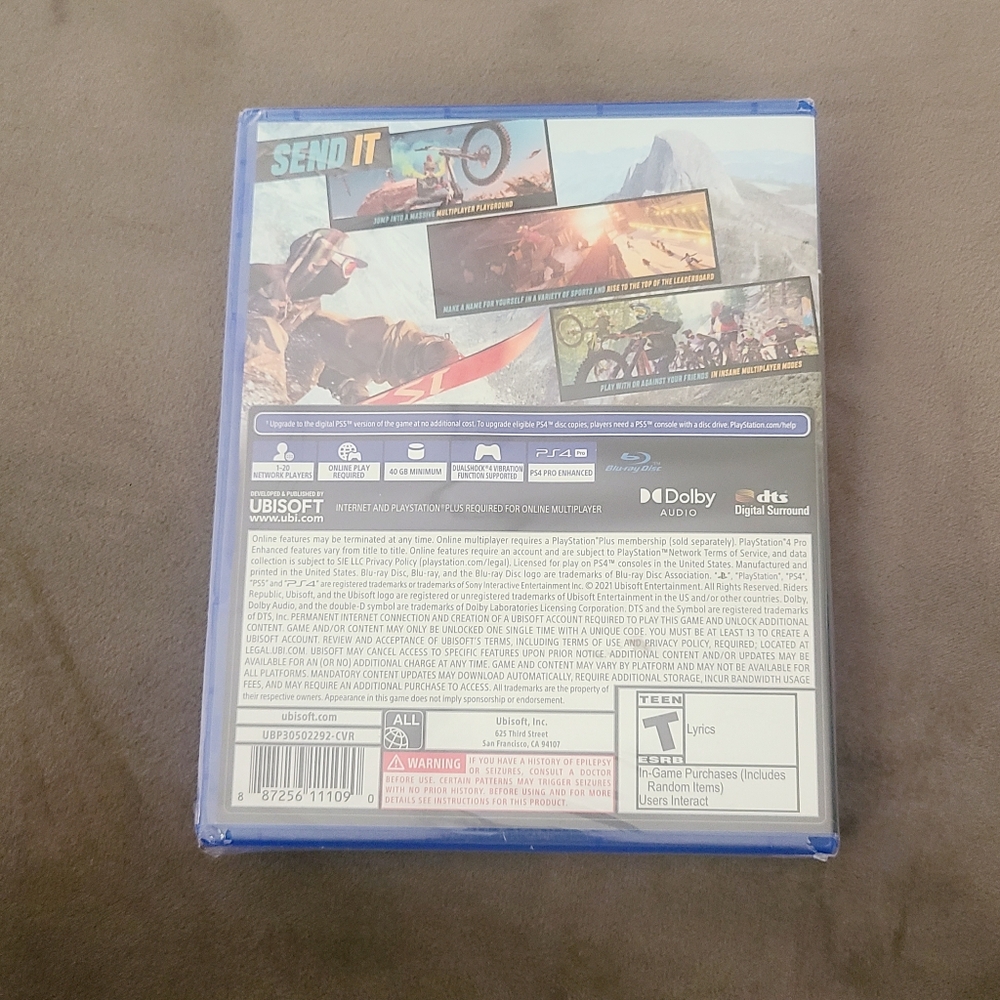PS4 Riders Republic Sony PlayStation 4 + PS5 Upgrade Brand New Factory Sealed - Picture 2 of 5